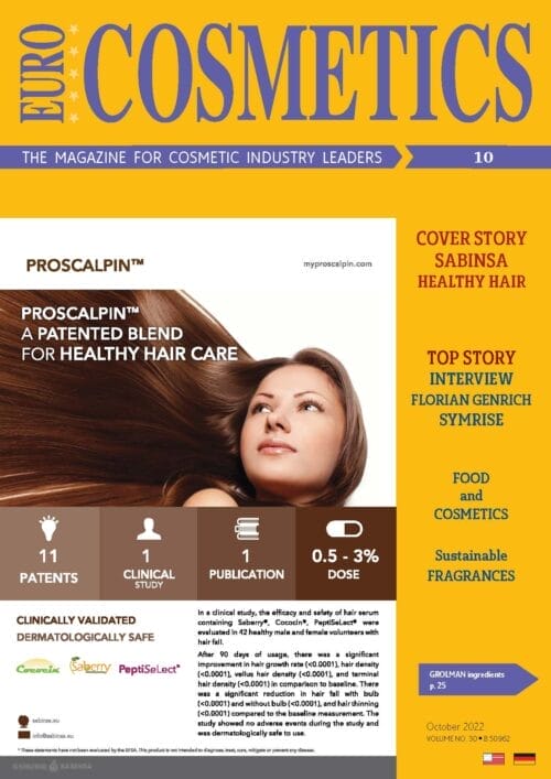 EURO COSMETICS Magazine • Natural Care for Healthy Hair • Dr. Muhammed Majeed, PhD • Dr. Muhammed Majeed, PhD
