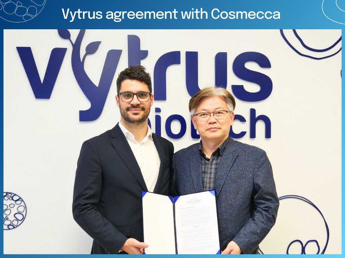 EURO COSMETICS Magazine • Vytrus Biotech signs an agreement with Cosmecca K-Beauty company • Euro Cosmetics • Euro Cosmetics