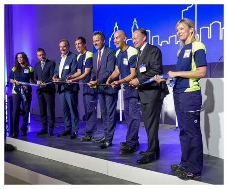 New Beiersdorf plant in Leipzig officially opened 2 Ribbon cutting at beiersdorf manufacturing leipzig