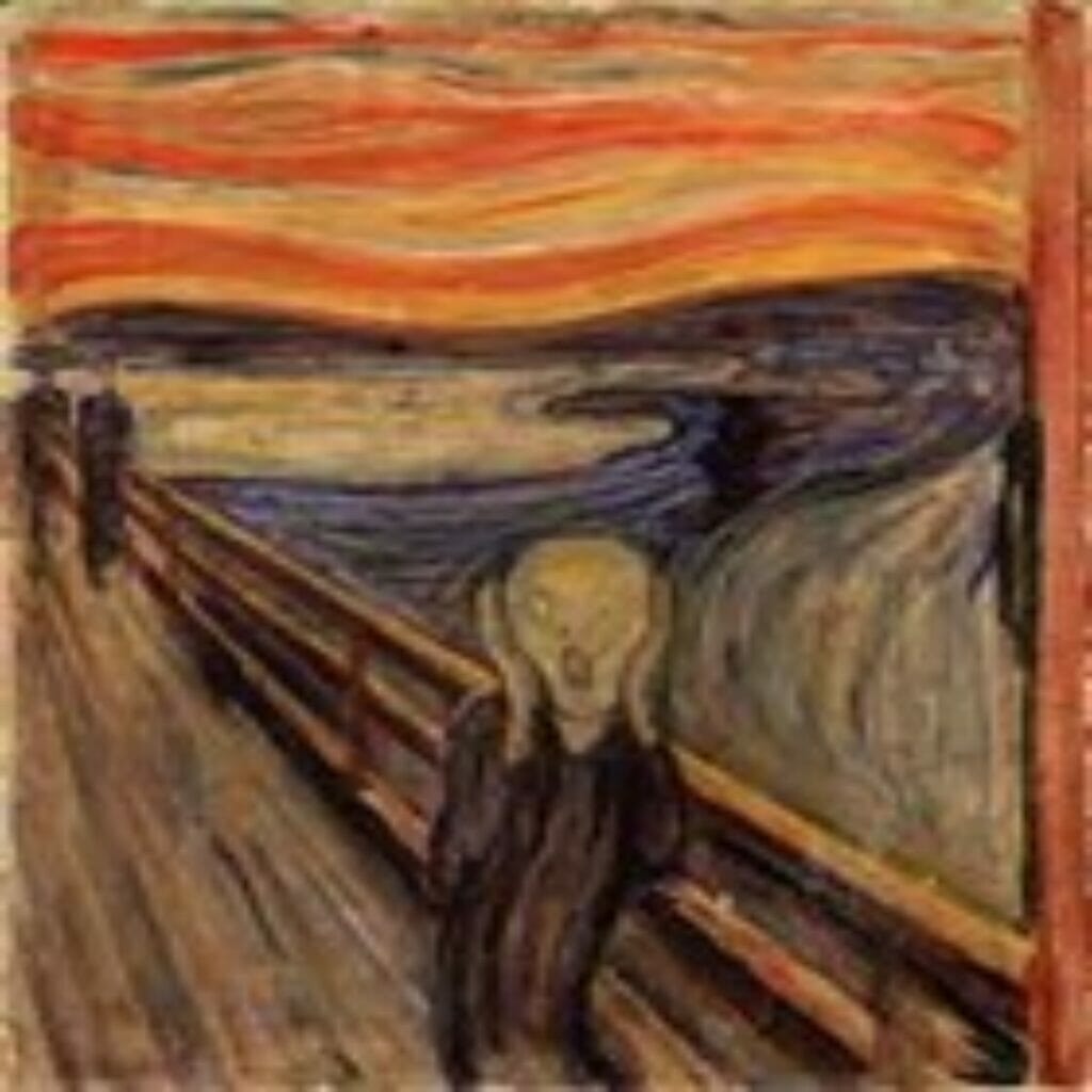 Projection with paintings of skin self-perception 20 Bild1 1