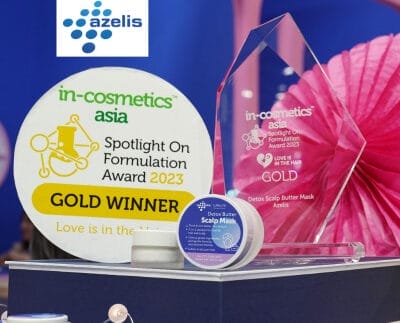 EURO COSMETICS Magazine • Azelis wins Gold at the prestigious Spotlight On awards at in-cosmetics Asia • Euro Cosmetics • Euro Cosmetics